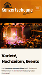 Mobile Screenshot of konzertscheune.de