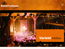 Tablet Screenshot of konzertscheune.de